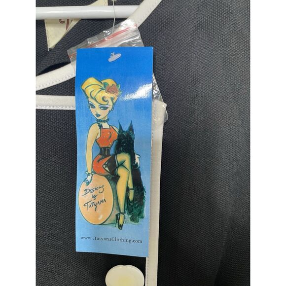 Tatyana Plus Size 4XL 4X Black Loretta Dress Stretch Pin Up Wiggle New NWT - Picture 6 of 11